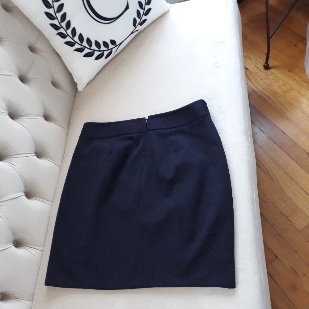 Express navy skirt